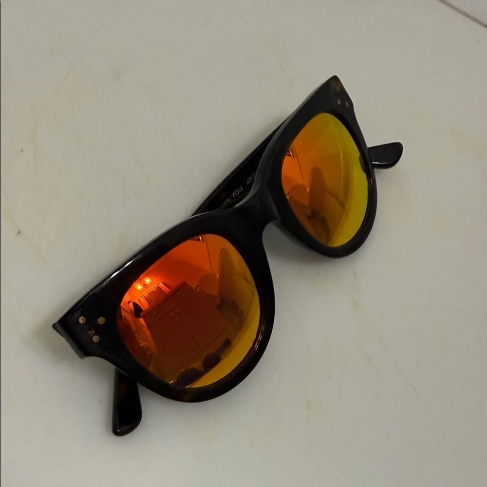 Dark Tortoise Frames with Orange Lenses BRAND NEW - SPEKTRE